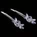 Ladyes Bobby pins Exquisite Rhinestone Crystal Bobby Pin Hair Clip - Non-Slip and Stylish Head Jewelry for Women 2pcs