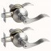 All-purpose king Door handles of metal 2pcs Heavy Duty Stainless Steel Door Handle Lock Set with Keys - Perfect for Interior, Exterior, and Privacy Doors