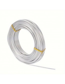 Ourcity Wire Aluminum Wire for Jewelry Making - 25m (82Ft) Long, 3mm Round, Bendable, DIY Crafting Accessory for Beading Cords, Threads, and Creative Projects - High-Quality, Versatile, and Easy to Use