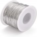 SUNDEER Wire1 Roll - 160m x 0.5mm Flexible 304 Stainless Steel Beading Wire, Tiger Tail Single Strand - Ideal for Jewelry Making & Crafts, Corrosion-Resistant, Easy to Use, Bead Threading|Coiled Wire Design