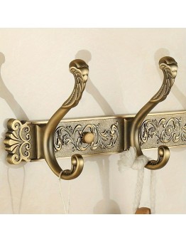 Treekey Towel hooks of metal Antique-Style 5-Hook Wall Mounted Coat Rack - Heavy-Duty Entryway Organizer for Hanging Coats, Hats, and Bags - Easy Installation and Space-Saving Design