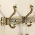 Treekey Towel hooks of metal Antique-Style 5-Hook Wall Mounted Coat Rack - Heavy-Duty Entryway Organizer for Hanging Coats, Hats, and Bags - Easy Installation and Space-Saving Design