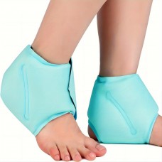 Rabbitop Therapeutic cold therapy packs Reusable Ankle Ice Pack Wrap for Swollen Feet, Plantar Fasciitis & Foot Pain Relief - Hot/Cold Compression Gel Pouch for Sprains