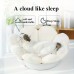 Mangobaby Pet cushions Cozy Plush Cat - All-Season Warm Pet Nest, Modern Style, Thick Cushioned Mat for Cats & Small Dogs, Indoor Comfort Sleeping Pad