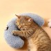 Rabbitcat Pet cushions Cat Sleeping Moon Shape Pillow Small Dog Plush  Sleeping Mat For Indoor Cats And Puppies