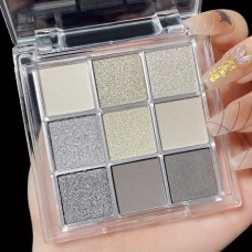 Jellywhale Eye-shadow Vibrant 9-Color Smoky Eye Palette - Long-Lasting, Waterproof, and Sweat-Resistant Eye Shadow with Pearl and Matte Finish - Perfect for Music Festival and Everyday Use