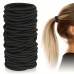 Smileland Hair ties Solid Color Elastic Hair Ties - Non Slip Ponytail Holders for Trendy Hair Styling - Daily Use - Simple and Stylish 80pcs
