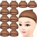 Smileland Wig caps Stretchy Nylon Wig Caps for Women - Elastic, Comfortable Fit 12pcs 