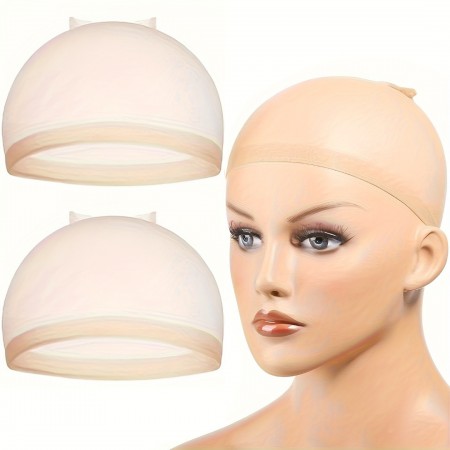 Arcticity Wig caps Ultra-Thin HD Light Brown Wig Cap - Invisible, Breathable & Stretchy Stocking Cap for Lace Front Wigs 30pcs