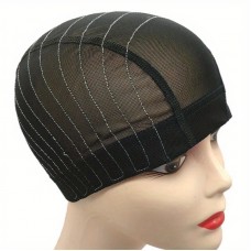 Shellife Wig caps Mesh Wig Caps For Sewing Machine Training Lace Closure Wig Caps Spandex Dome Guideline Wig Caps For Making Wigs