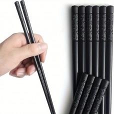 Starearth Chopsticks 5pairs Elegant Chopsticks With Cherry Blossom Design, Reusable & Dishwasher Safe, Perfect For Dining & Entertaining, Suitable For Home, Kitchen And Restaurant