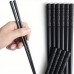 Starearth Chopsticks 5pairs Elegant Chopsticks With Cherry Blossom Design, Reusable & Dishwasher Safe, Perfect For Dining & Entertaining, Suitable For Home, Kitchen And Restaurant