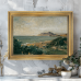 Superone Picture Frames  Art of Antique Countryside Landscape - Vintage Gold-Framed Wall Decor for Living Room, 29.97cm x 39.88cm - Rustic Scenic Painting Home Interior Decoration