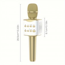 Barledear Microphones Portable Karaoke Speaker & Microphone All-in-One - Supports Wireless Dual Female Mic, USB Type-C Rechargeable, Enhanced Bass