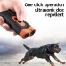 Timearth Dog repellents Rechargeable Ultrasonic Dog Repellent, Dual-Core High-Power Bark Stopper with LED , Portable Anti-Bite Device for Outdoor Use