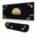 Blackowl Desk mats Fish Sunrise Design Desk Mat - XXL Gaming Mouse Pad with Rubber, Waterproof, Non-Slip Base, Ergonomic, Washable for Office, Home, Writing, Drawing, Tablescaping 30*80