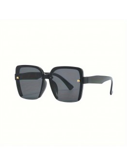 Sheeplany Half-framed Fashion Glasses For Women With A Touch Of Retro Fashion Trendy Square Fashion Glasses For Sun Protection