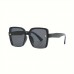 Sheeplany Half-framed Fashion Glasses For Women With A Touch Of Retro Fashion Trendy Square Fashion Glasses For Sun Protection