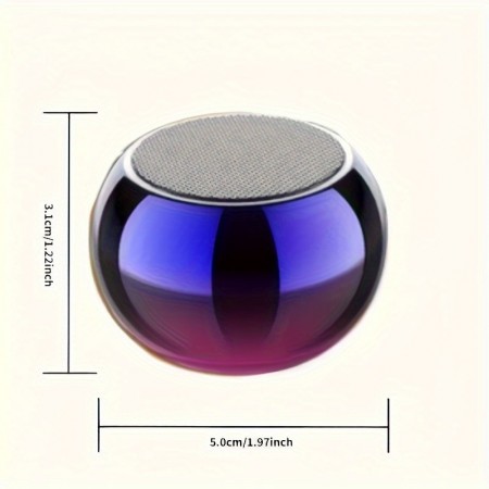 Ourcupid Personal stereos Mini Speaker Supports Portable Mini Wireless Speaker Home, Travel, Outdoor, Gift for Christmas