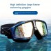 Music beaver Swim goggles Large Frame Swimming Goggles - Waterproof, Anti-Fog, Electroplated for Men & Women Music beaver Swim goggles Large Frame Swimming Goggles - Waterproof, Anti-Fog, Electroplated for Men & Women