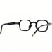 Luckwhale Eyeglasses Unisex Acetate Square Frame Glasses, Full Rim, Versatile Fashion Eyewear, 1074-01, for Running & Outdoor Activities