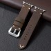Biasea Watch straps Handmade Genuine Faux Leather Cowhide Watch Strap for Apple Watch Fashionable Men's Bracelet
