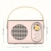 Shellrabbit Personal stereos High-Quality Retro Wireless Speaker with Ultra Long Battery Life, Portable Mini Laptop Audio, USB Charging, Wireless, Non-Waterproof 