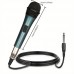MOXNICE Microphones Wired Dynamic Microphone, Hand Box Audio, Karaoke Singing Wired Handheld Microphone