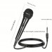 Bigbarle Microphones Wired Dynamic Microphone Pull Box Audio Karaoke Singing KTV Singing Performance Wired Handheld Microphone Mixing Console Power Amplifier Dynamic 6.5mm Plug Microphone Multi-purpose Conference Eid Al-Adha Mubarak