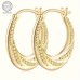 Hotcity Earrings A Pair Of Stud Earrings for Women, Golden Beads Spiral Stud Earrings, Luxurious and Beautiful, Creating Unique Style, 925 Silver Hypoallergenic, 14K Golden Plated, Holiday Gift, Style, Girlfriend, Good Friend, Beautiful Gift Box