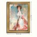 Bellcat Picture Frames  Elegant Vintage Golden Frame Art - 20.32x25.4cm Antique-Style Ornate Picture Frame for Oil Paintings & Prints, Perfect for Living Room Wall Decor