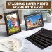 Livearth Paper photo frames 80 Pcs Paper Picture Frames with Easel 10.16 X 15.24 cm Cardboard Photo Frames Self-Standing Paper Frames for DIY Graduation Classroom Mother'S Day