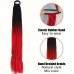 Topmoon Braids 55.88 Cm Braided Wig With Ponytail Extension, Colorful Braided Synthetic Wig Suitable For Daily Wear By Ladies
