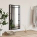 Wishoney Mirror frames Chic Black Rectangle Wall Mirror, 30.48x60.96 cm - Easy Hang Iron Frame for Home Decor
