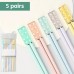Petrain Chopsticks 5 Pairs of Cherry Blossom Chopsticks Glass Fiber Chopsticks Reusable Chopsticks Dishwasher Cleanable Chopsticks Suitable for Home Restaurants Travel Outdoor Parties Christmas Valentine's Day Gifts Colorful