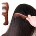 Petrain Combs Sandalwood Wide-Tooth Hair Comb - Anti-Static Wooden Detangling Comb for Normal Hair, Natural Wood Scalp Massage Comb, Ideal Household Gift