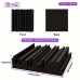 Lifeday Acoustic insulation panels 15pcs Black 30*30*5cm High Density Flame Retardant Bump Slot Sound Absorbing Cotton Sound Absorbing Board Sound Insulation Foam Board For Office Recording Studio Music Room Game Room Home Theater Bedroom Wall And Ceiling