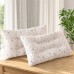 Lifeauditor Pillows Casual Style Couple Pillow, Polyester 100%, Machine Washable, Zipper Closure, Digital Print, Multipurpose, Floral Theme 2pcs