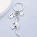 coral elf Key rings  Souvenir Keychain Gift Set, Cute Zinc Alloy Animal Charms with Koala, Kangaroo, and Sheep - Single Piece, Decorative Ring Buckle Keychain for Birthday Festival, Alloy Material Metal KeychainsBackpack Pendant Accessories