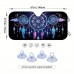 Parktiger Automotive windshield shade screens 144.78cm X 69.85cm Dream Catcher Car Windshield Sun Shade With 4 Free Suction Cups Car Sunshade Keep Vehicle Cool UV Sun And Heat Reflector Fit For SUV Trucks