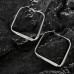 Arcabelf Earrings 1 Pair Of European And American Personality, High-end Temperament, Simple Square Fashion, Plain Circle, Women's Daily Fashion Earring