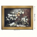 Technologywhale Picture Frames 29.97x39.88cm, Floral Still Life Artwork, Ornate Photo Frame with Glass Front, Ribbon Flower Design, Tabletop & Wall Hanging, Home Wall Decor, Gift Idea for Living Room