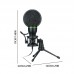 Cloud Ants Microphones High-Quality Wired Microphone for Live Streaming, Noise Reduction, and Video Conferencing - 3.5mm Plug, Ideal for Gaming & Karaoke, Black
