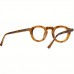 Koalacat Eyeglasses Vintage-Inspired Acetate Eyeglasses for Running - Comfortable Board Material, Metal-Free Frame, Retro Round Design, Autumn Warm Tones - Fashionable Decorative Glasses