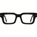 Cloud Ants Eyeglasses Unisex Rectangular Full Frame Glasses with Integrated Nose Support - High-Quality Acetate Fiber Material, Versatile for Leisure, Office, and Gatherings, Interchangeable Acrylic Lenses, Includes Glasses