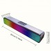 Squirrel cat Wireless speakers HiFi Stereo Wireless Bar Speaker with RGB Lights, USB Rechargeable Wireless Speakers for PCs, Desktop Audio System with Push Button Controls, Built-in Active Subwoofer for Home Office and Gaming, Fashion Wireless speaker