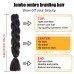 Ladyes Braids 5-Pack 60.96 cm Black Braiding Hair, High Temperature Resistant Synthetic Jumbo Bohemian Crochet Hair Extensions, Soft Yaki Texture, Unisex-Adult Hairpiece for Women