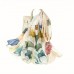 TOSDAYGOOSE scarfs Mulberry Silk, Colorful Ginkgo Leaf Pattern Silk Scarf, Air-conditioned Scarf, Light, Breathable and Elegant, High-end Fresh and Fashionable, Suitable for Shopping and Dating