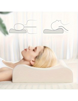 Aprilife Pillows 2pcs Soft & Skin-Friendly Latex Pillows - Perfect for Back and Side Sleepers, All-Season Comfort, Hand Washable