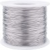 SUNDEER Wire1 Roll - 160m x 0.5mm Flexible 304 Stainless Steel Beading Wire, Tiger Tail Single Strand - Ideal for Jewelry Making & Crafts, Corrosion-Resistant, Easy to Use, Bead Threading|Coiled Wire Design